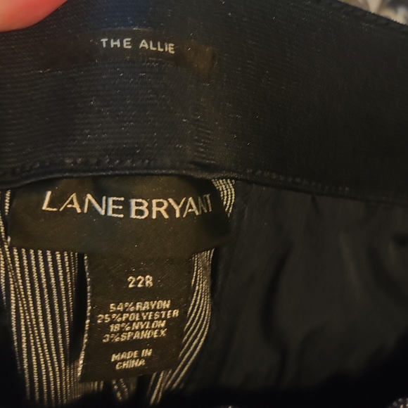 Lane Bryant Pinstripe Trousers - Picture 3 of 9